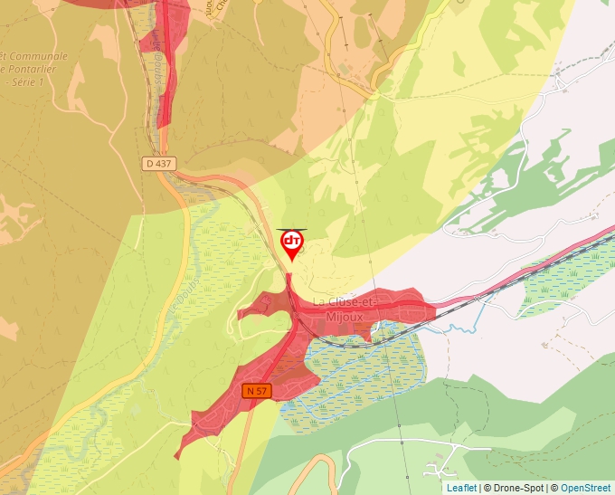 Carte Géoportail pour les drones de loisir