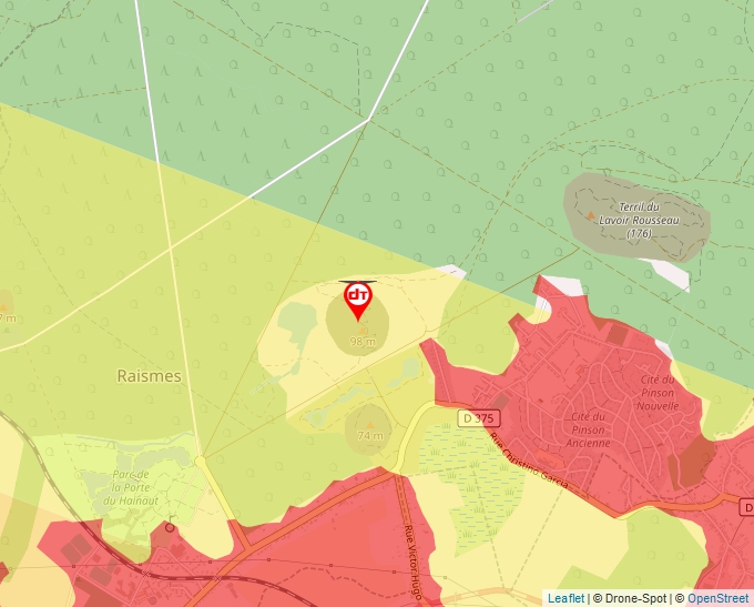 Carte Géoportail pour les drones de loisir