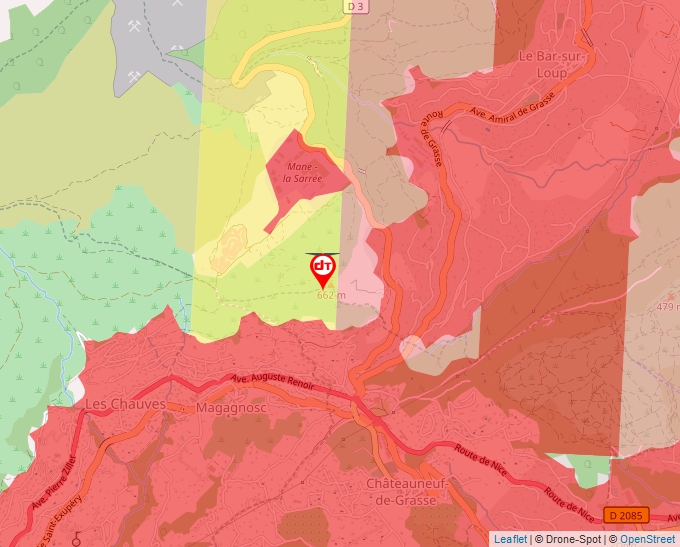 Carte Géoportail pour les drones de loisir