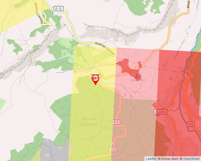 Carte Géoportail pour les drones de loisir