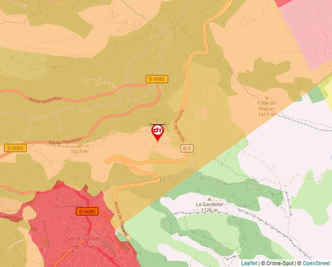 Carte Géoportail pour les drones de loisir