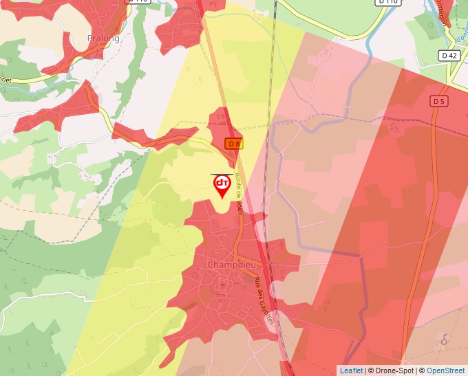 Carte Géoportail pour les drones de loisir