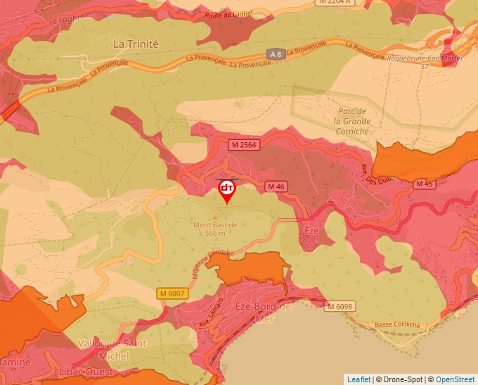 Carte Géoportail pour les drones de loisir