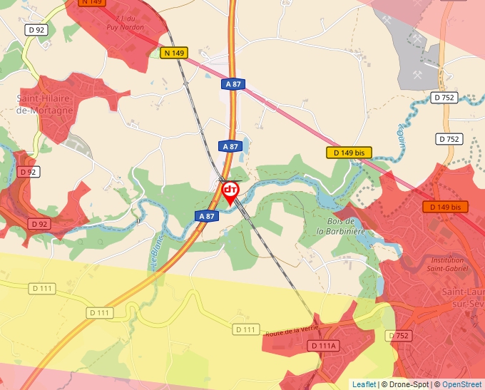 Carte Géoportail pour les drones de loisir