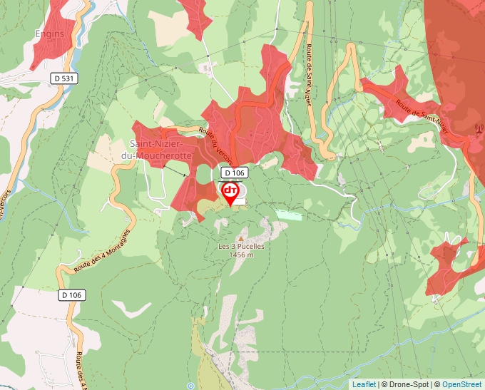 Carte Géoportail pour les drones de loisir