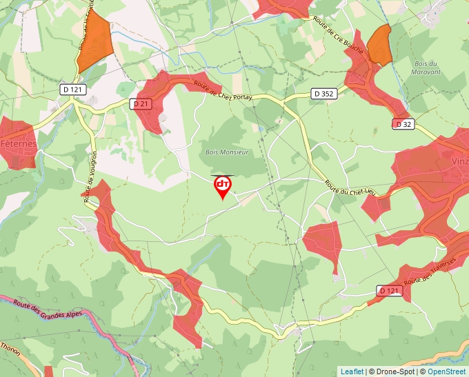 Carte Géoportail pour les drones de loisir