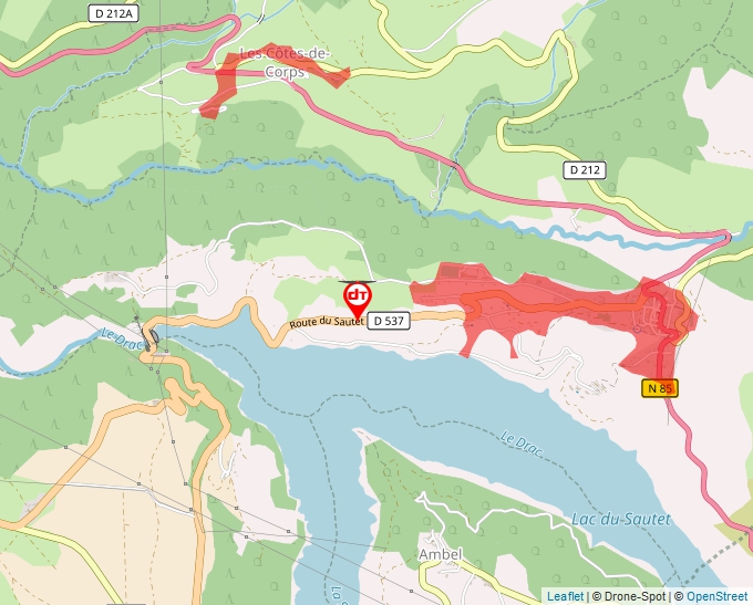 Carte Géoportail pour les drones de loisir