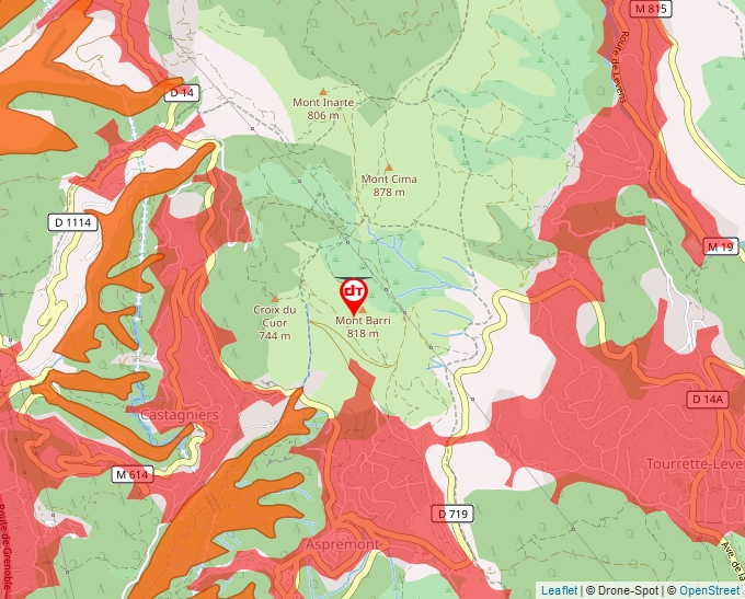 Carte Géoportail pour les drones de loisir