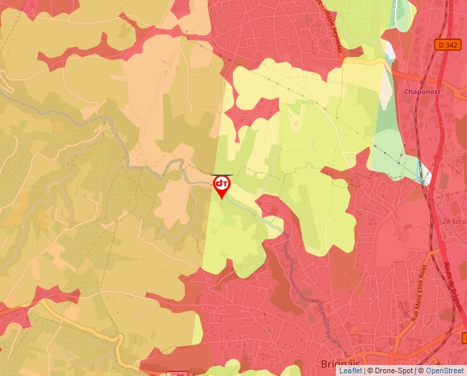 Carte Géoportail pour les drones de loisir