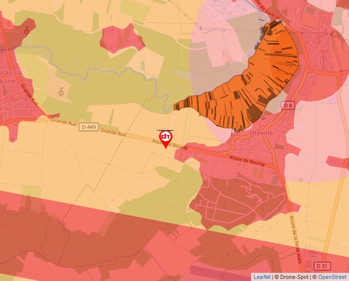 Carte Géoportail pour les drones de loisir