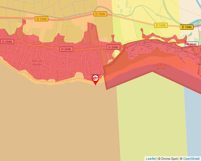 Carte Géoportail pour les drones de loisir