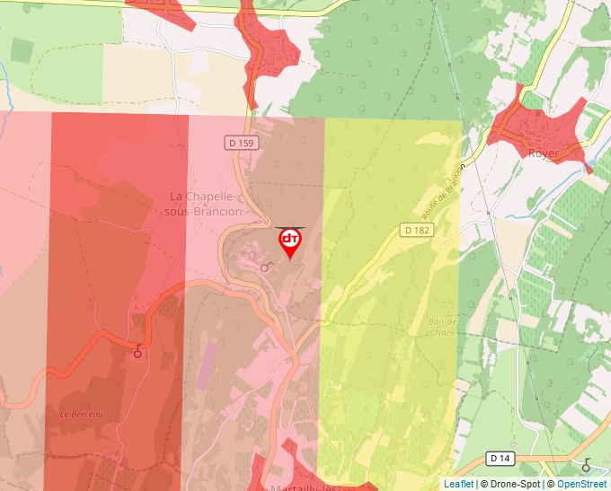 Carte Géoportail pour les drones de loisir