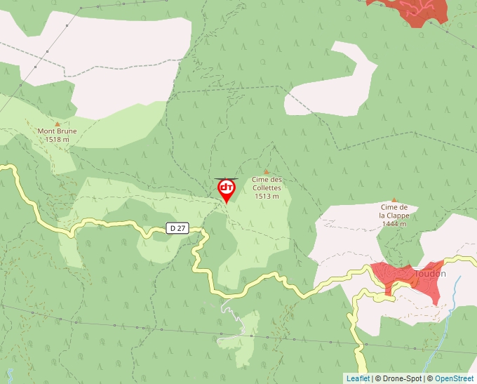 Carte Géoportail pour les drones de loisir