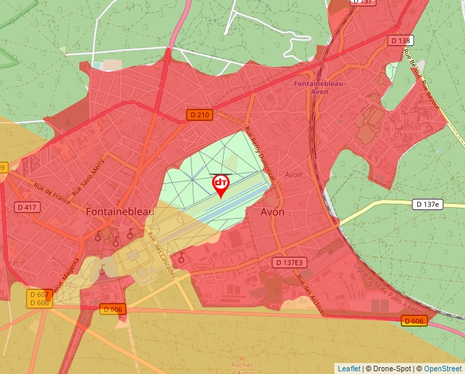 Carte Géoportail pour les drones de loisir