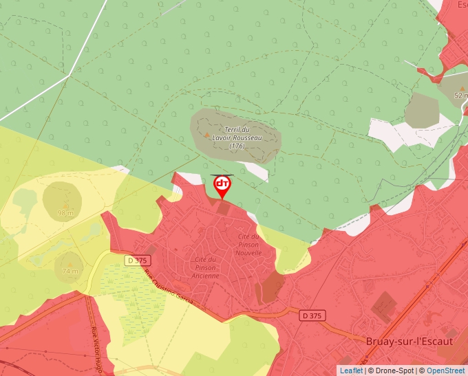 Carte Géoportail pour les drones de loisir