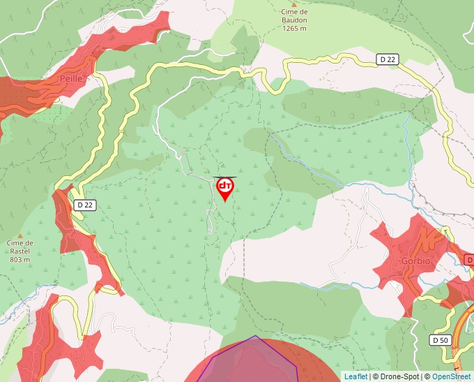 Carte Géoportail pour les drones de loisir