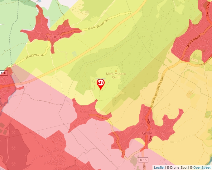 Carte Géoportail pour les drones de loisir