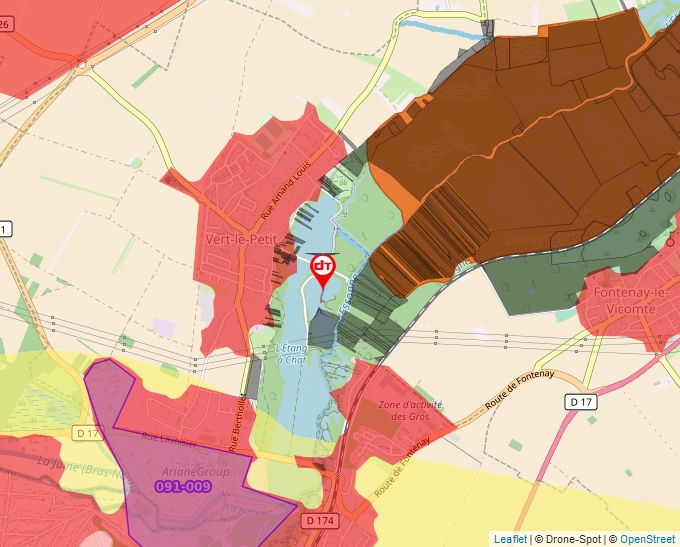 Carte Géoportail pour les drones de loisir