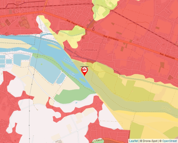 Carte Géoportail pour les drones de loisir