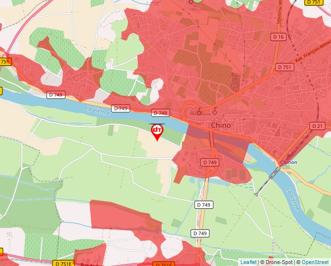 Carte Géoportail pour les drones de loisir