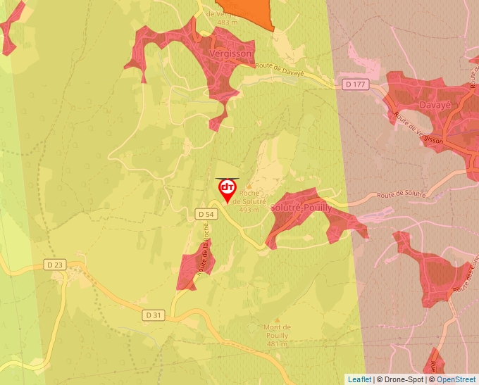 Carte Géoportail pour les drones de loisir