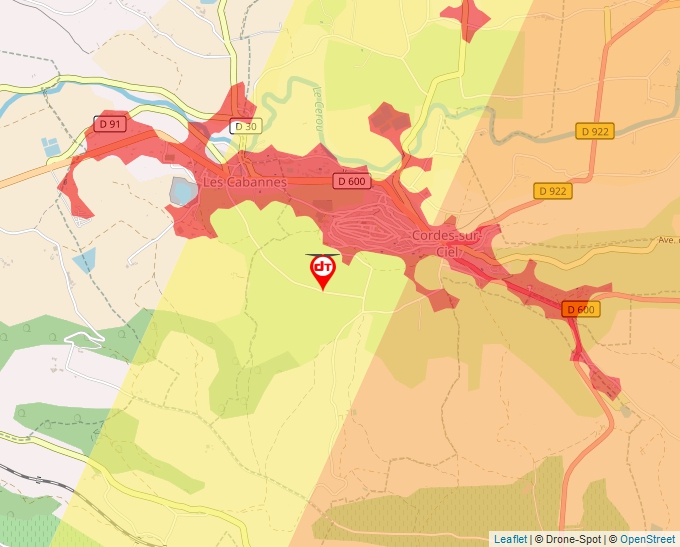 Carte Géoportail pour les drones de loisir