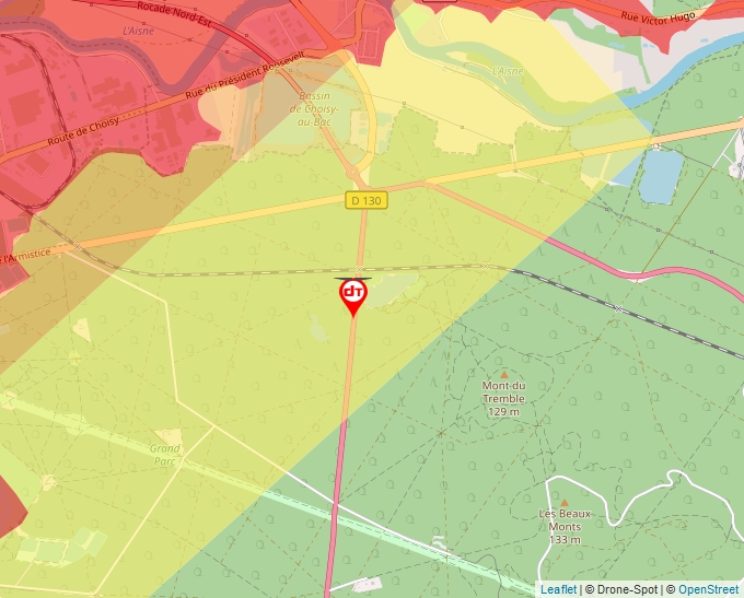 Carte Géoportail pour les drones de loisir