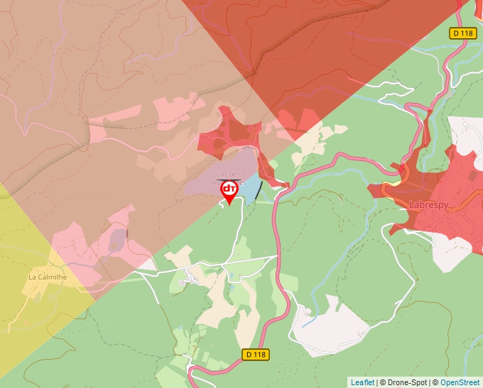 Carte Géoportail pour les drones de loisir