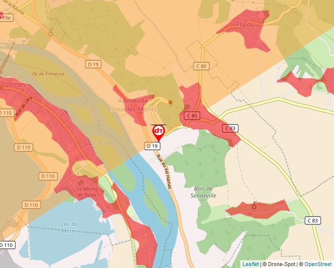 Carte Géoportail pour les drones de loisir