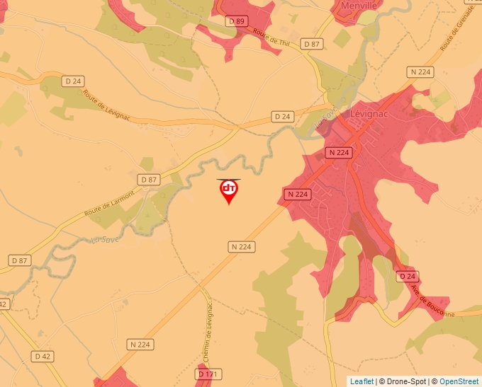 Carte Géoportail pour les drones de loisir