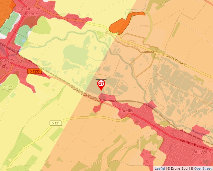 Carte Géoportail pour les drones de loisir