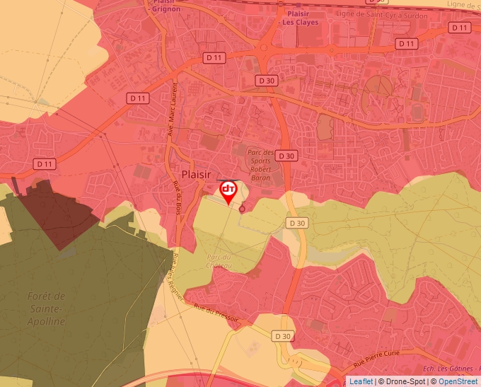 Carte Géoportail pour les drones de loisir