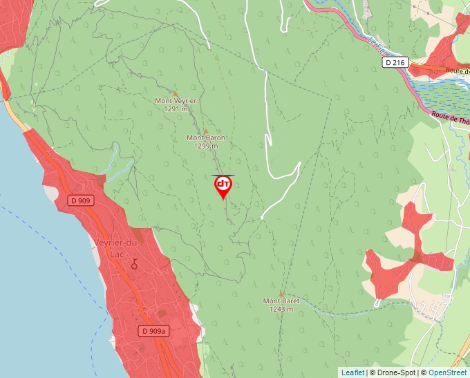 Carte Géoportail pour les drones de loisir