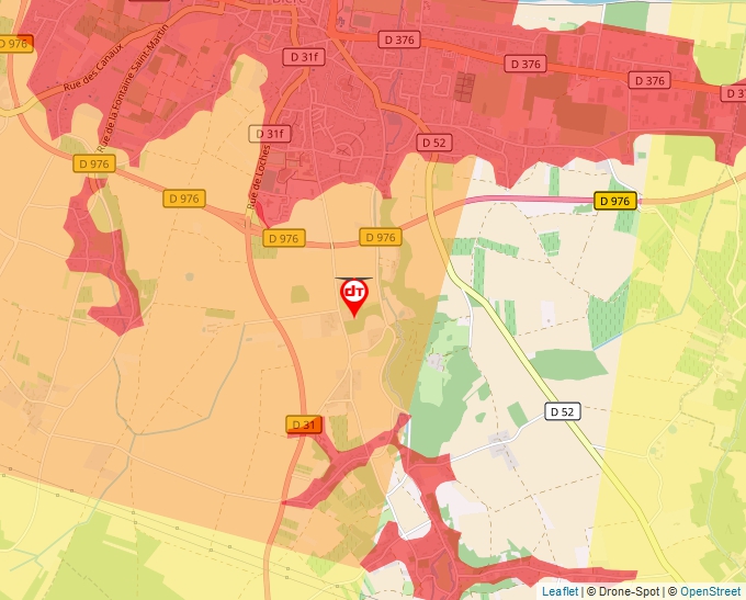 Carte Géoportail pour les drones de loisir