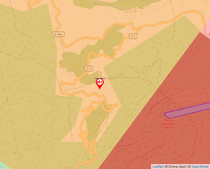 Carte Géoportail pour les drones de loisir