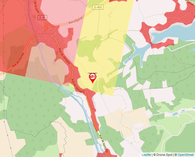 Carte Géoportail pour les drones de loisir