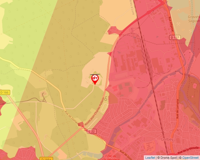 Carte Géoportail pour les drones de loisir