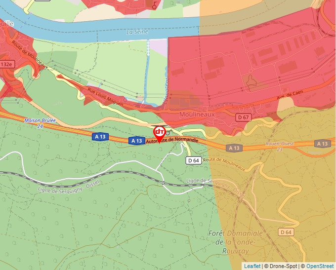 Carte Géoportail pour les drones de loisir