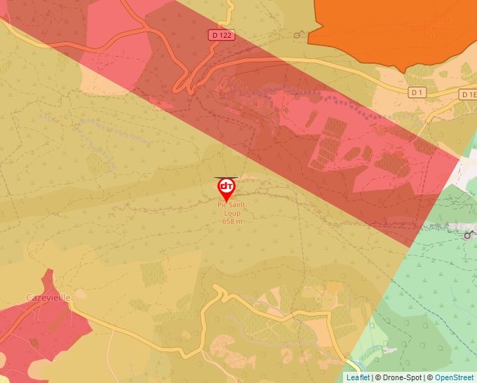 Carte Géoportail pour les drones de loisir