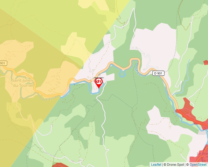 Carte Géoportail pour les drones de loisir