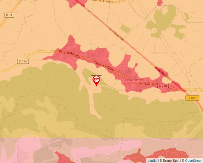 Carte Géoportail pour les drones de loisir