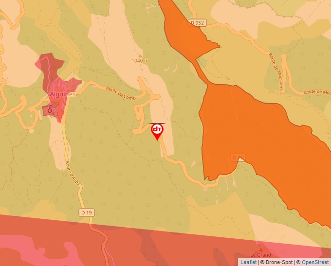 Carte Géoportail pour les drones de loisir