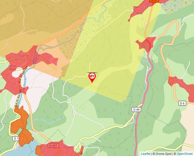 Carte Géoportail pour les drones de loisir