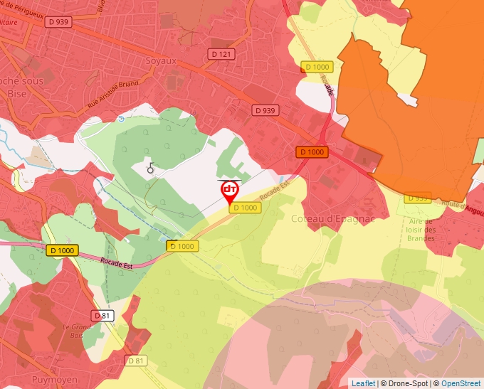 Carte Géoportail pour les drones de loisir