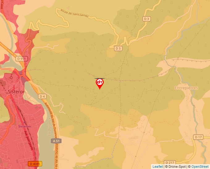 Carte Géoportail pour les drones de loisir