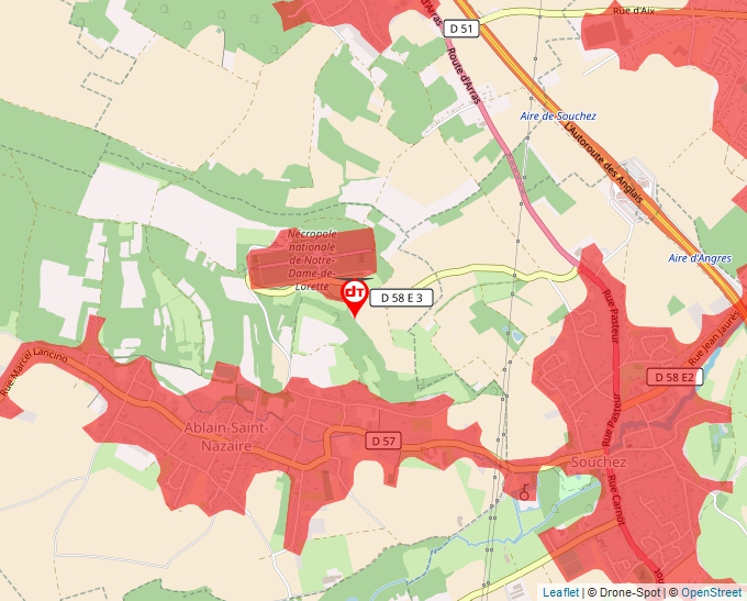 Carte Géoportail pour les drones de loisir