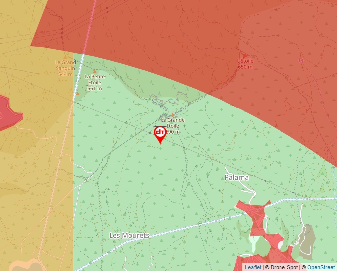 Carte Géoportail pour les drones de loisir