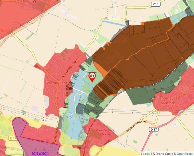 Carte Géoportail pour les drones de loisir