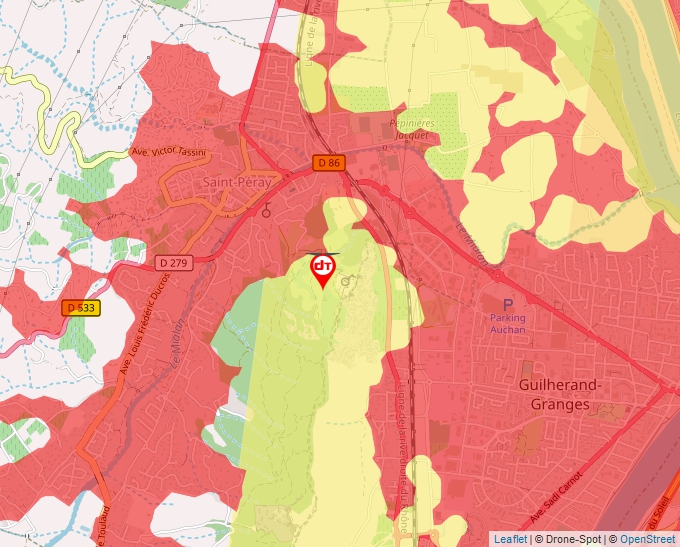 Carte Géoportail pour les drones de loisir