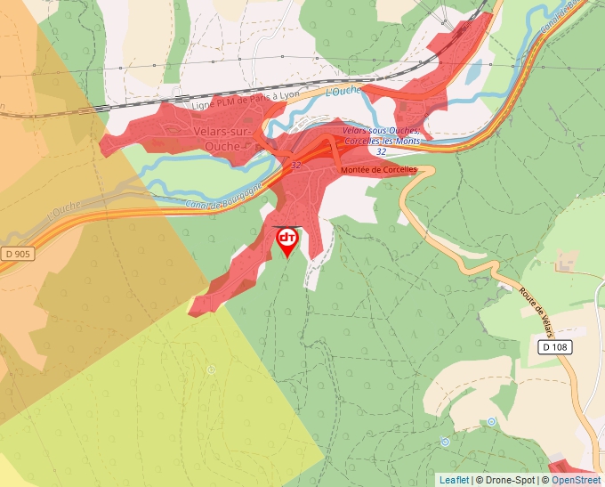 Carte Géoportail pour les drones de loisir